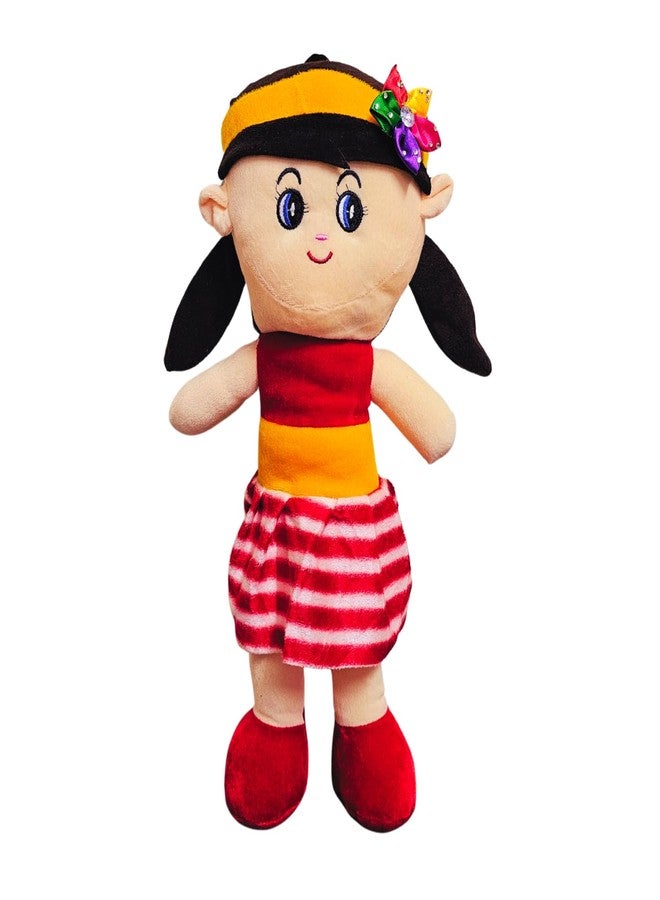 KARBD Rag Doll Super Soft Fabric Textile Cloth Cute Stuffed Girl Doll Washable Huggable Cuddly Plush Toy for Toddlers Babies Kids Girls Children - Image 2